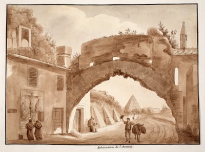 Foundations of the Aventine by Agostino Tofanelli